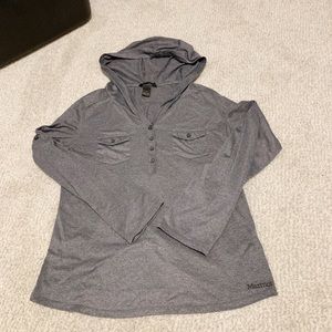Marmot Women's Gray Hooded Top